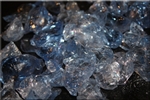 Large light blue fire crystals