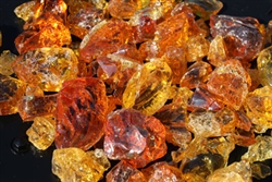 Yellow Orange Amber Fire crystals