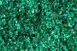 Green fire crystals