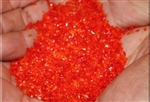 small red fire crystals