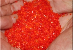 small red fire crystals