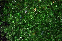 Green fire crystals