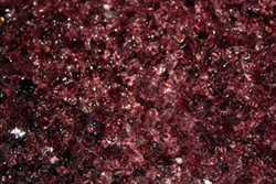 Small Purple colored granular fire crystals