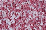 Small pink Magenta granular fire crystals, stones, beads