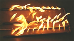 Triple Stainless Steel Pipe Burner System.