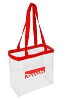 12" x 12" x 6" Clear Open Tote Bag | 3004