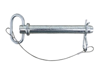 Bulldog Gooseneck Coupler Pin w/ Clip -3/4" x 6"