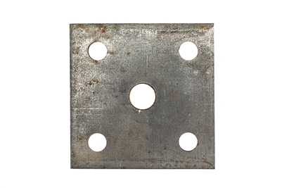 Axle Tie Plate Only for 3" Round Trailer Axles