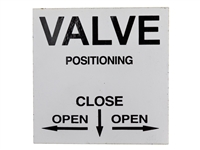 PJ Tilt Trailer Valve Position Decal