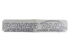 PJ Trailer "Powertail" Logo/Decal -White