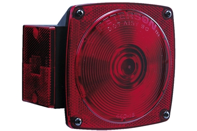 Rectangular Incandescent Stop Turn Tail Light & License Light