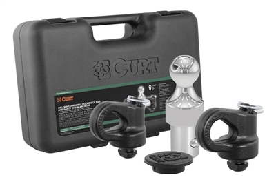 CURT OEM Gooseneck Ball & Safety Anchor Kit for Chevy / GMC / Nissan