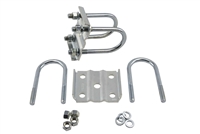 3" U-Bolt Kit For 4,400 - 7,000 lb Axle - Zinc Coated