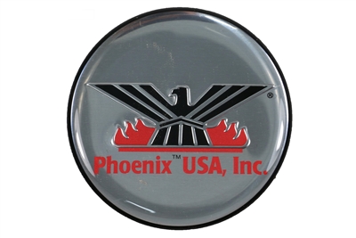 Phoenix USA Silver Replacement Logo for Wheel Simulators