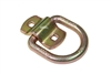 3-3/8" Wide Yellow Zinc Bolt-on Trailer D-Ring - 1/2"