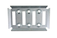 Brophy 4-Slot Horizontal E-Track  (1) -Zinc