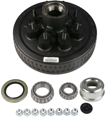 5,200 - 7,000 lb Electric Brake Drum Complete Kit - 1/2" Studs