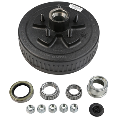 3,500 lb 5 Bolt on 4.5" Electric Brake Drum Complete Kit