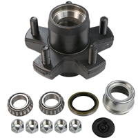 2,200 lb 5 Bolt on 4.5" Idler Hub Complete Kit