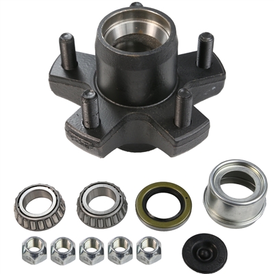 2,000 lb 5 Bolt on 4.5" Idler Hub Complete Kit