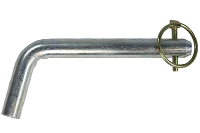 5/8" Extra Long Receiver Pin & Clip - Zinc