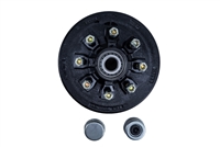 Trailer axle hub / drum Kits- fits a 5,200 lb - 7,000 lb axle. Come completely pregreased with races,bearings,lugnuts,seal, and grease caps