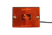 Amber Clearance Marker Light with Reflector