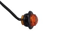 Optronices 3/4" Round LED Amber Clearance / Marker Light