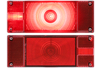 Optronics ONE1 8" rectangular LED Stop/Turn/Tail Light - Red - RH Side