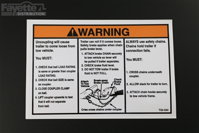 Surge Coupler Instructions Sticker