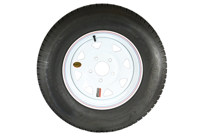 15" Provider Radial Tire and Wheel 205/75R15