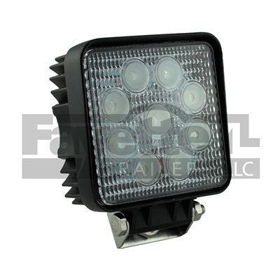 27 Watt Heavy Duty 4" LED Flood Light - Square