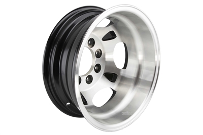 16" Tandem Dual Aluminum Spoke Rim 4.75" Pilot