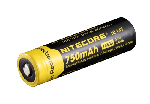 Nitecore 14500 750mAh Battery