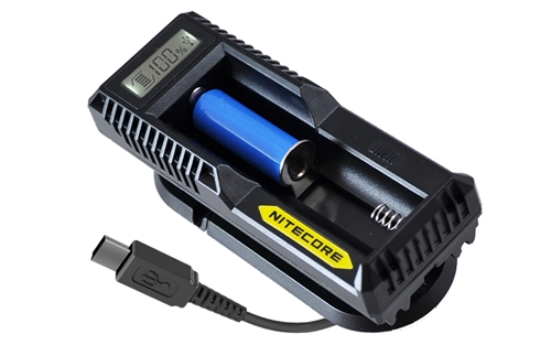 Lasertac Rechargeable 11340 and Nitecore UM10 Charger Kit for Lasertac Subcompact Laser Sight, Light and Laser Light Combo