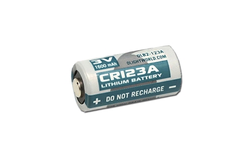 Olight CR123A OLB2-123A 1600mAh Battery for high drain devices