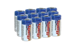 LumenTac (12 Pack) CR123A 3V Lithium Batteries