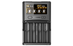 Nitecore SC4 Superb Charger 4-Slot Universal Charger for 18650, 17650, 17670, RCR123A16340, 14500, AA, AAA, C, D Batteries