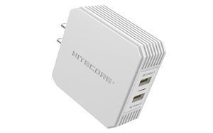NITECORE UA42Q 2-Port Quick-Charge USB 2.0 & 3.0 Adapter