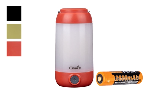 Fenix CL26R 400 Lumen White and Red LED Rechargeable Camping Lantern