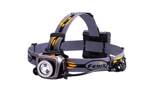 Fenix HP15UE Ultimate Edition Headlamp w/ 4xAA - Gray- 900 Lumens