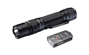 Fenix PD36R Pro 2800 Lumen USB-C Rechargeable Flashlight and E03R V2.0 Keychain Light