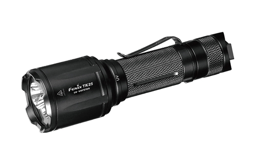 Fenix TK25 R&B Multi-Color White Red & Blue LED Tactical Flashlight