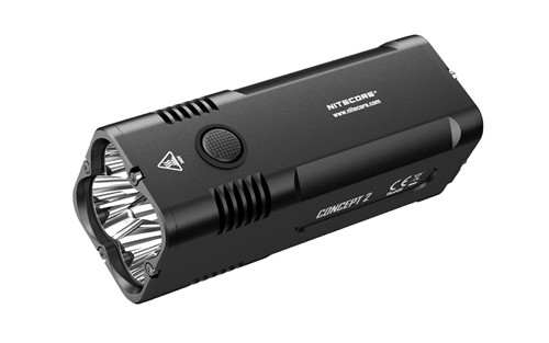 NITECORE Concept 2 6500 Lumen Palm-Sized Compact Rechargeable Flashlight with Built-In Batteries