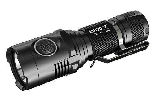 Nitecore MH20 the Smallest Lightest Rechargeable LED Flashlight-1000 Lumen