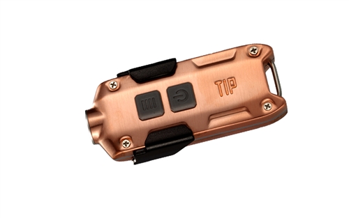 NITECORE TIP 2017 360 Lumen Rechargeable Keychain Flashlight (Copper)