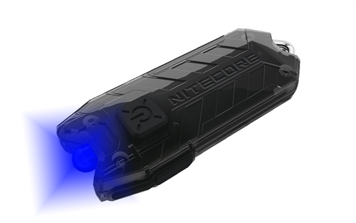 Nitecore TUBE BL USB Rechargeable Blue LED Keychain Flashlight