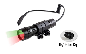 Orion H20 100 Yard Green or Red LED Hog Hunting Light w/ Pressure Switch Mounting Kit