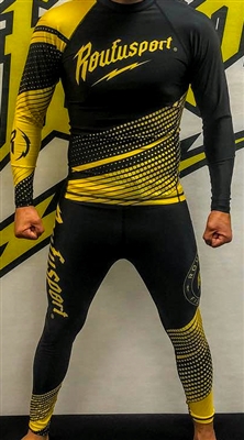 NEW! Roufusport Limited Edition Sublimated Grappling Rash Guard & Spats