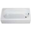 5 FT AFR Bath Right Hand Outlet Solar White